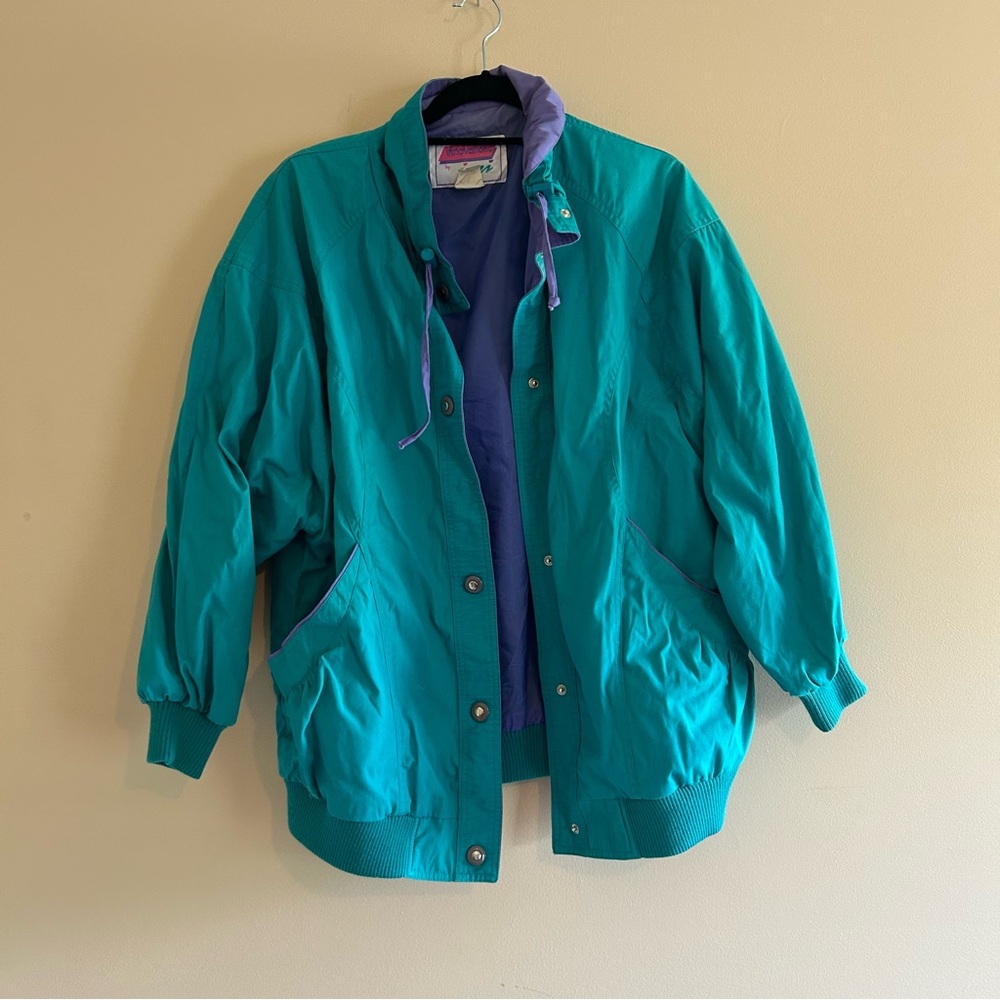 Vintage innovations Teal and Purple Jacket